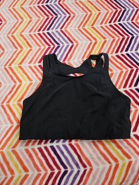 Lululemon Black Strong Front Bra Medium B/c